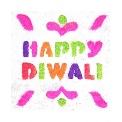 Vardhman White Wood Rangoli - Pack of 10