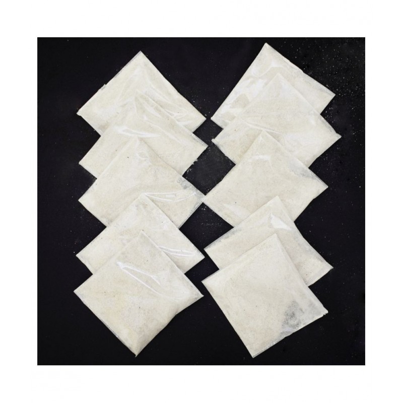 Vardhman White Wood Rangoli - Pack of 10