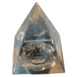 Vastu Feng Shui Crystal Ganesha Pyramid