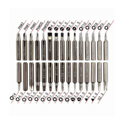 Vayu-32 in 1 Mini Screwdriver Bits Set with Magnetic Flexible Extension Rod