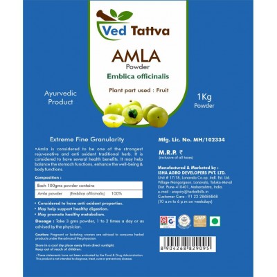 Ved Tattva Amla Powder 1 kg Pack Of 1