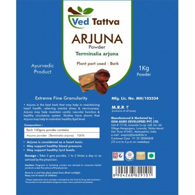 Ved Tattva Arjuna Powder 1 kg Pack Of 1