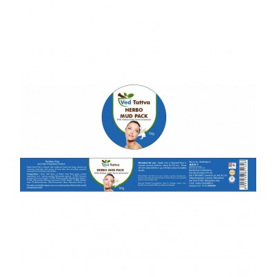 Ved Tattva Herbo Mud Pack Paste 50 gm Pack Of 1