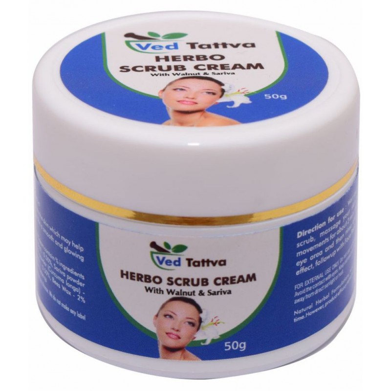 Ved Tattva Herbo Scrub Cream Paste 50 gm Pack Of 1