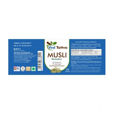 Ved Tattva Musli Tablet 60 no.s Pack Of 1