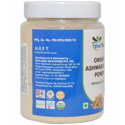 Ved Tattva Organic Ashwagandha Powder 200 gm Pack Of 1