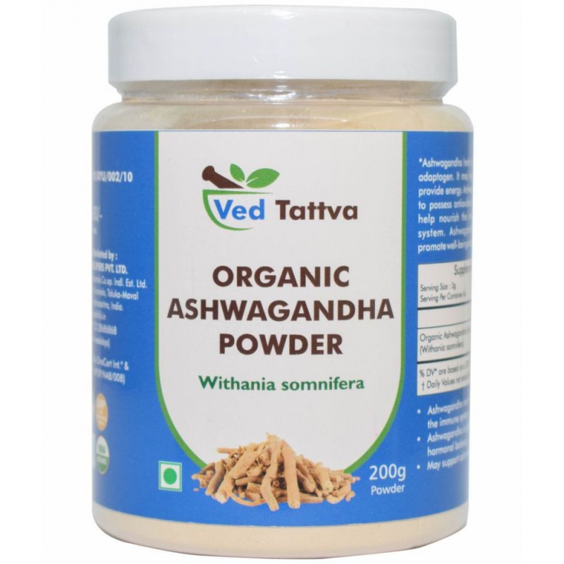 Ved Tattva Organic Ashwagandha Powder 200 gm Pack Of 1