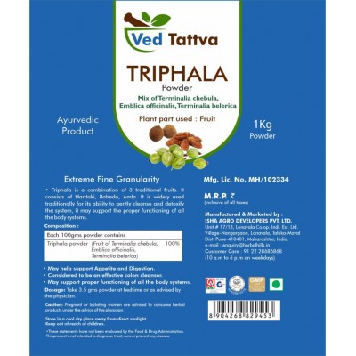 Ved Tattva Triphala Powder 1 kg Pack Of 1
