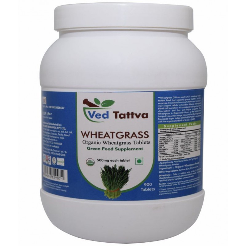 Ved Tattva Wheatgrass Tablet 900 no.s Pack Of 1