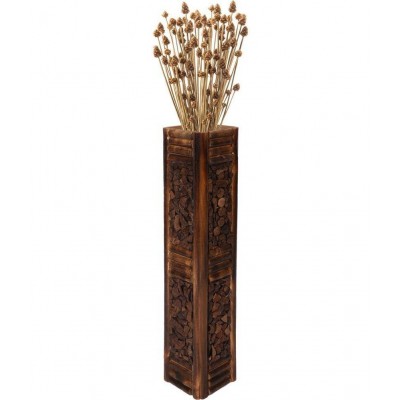 Velgo Hub Wood Floor Vase 60 cms - Pack of 1