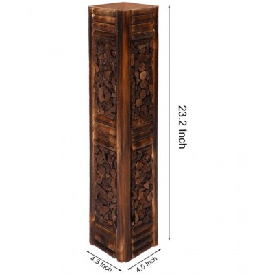 Velgo Hub Wood Floor Vase 60 cms - Pack of 1