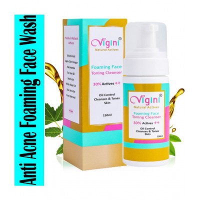 Vigini Anti Acne Face Serum With Face Wash Liquid 180 mg Pack Of 2 Vigini Anti Acne Face Serum With Face Wash Liquid 180 mg Pack Of 2