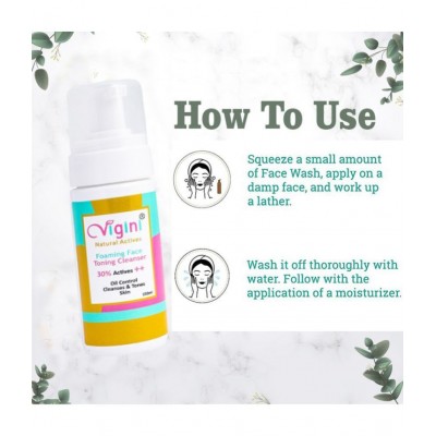 Vigini Anti Acne Serum With Foaming Face Wash Gel 200 ml Pack Of 2 Vigini Anti Acne Serum With Foaming Face Wash Gel 200 ml Pack Of 2