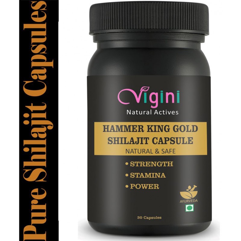 Vigini Gold Shilajit Pure Ayurvedic Capsule 30 gm