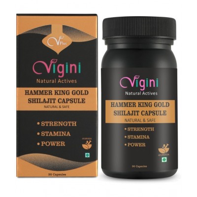 Vigini SHILAJIT STRENGTH, STAMINA SEX POWER Capsule 30 gm Pack Of 1