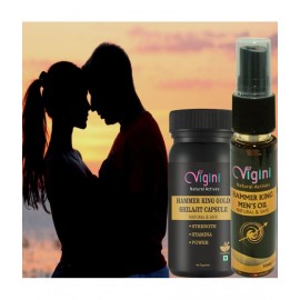 Vigini XTRA STRONG,TIME Stamina HARD SEX Oil Capsule 60 gm Pack Of 2