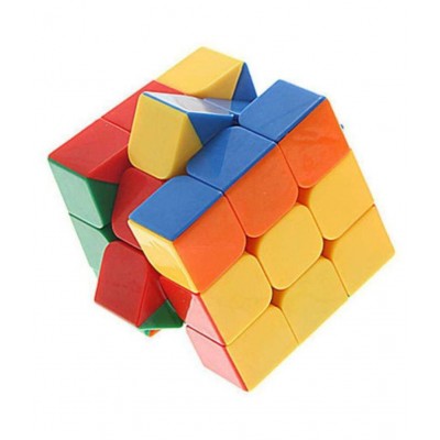 Vihaa Rubik Cube | 3x3x3 High Speed Magic Cube | High Stability, Stickerless, Amazing Stress Reliever Educational Cube Puzzle Game for Kids, Multicolor (1 Piece)