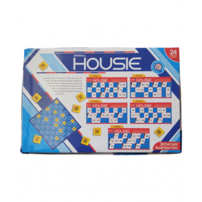Villy Playmate HOUSIE-24 Reusable Cards Family Game-(Bingo-Lotto-Tombola Game)