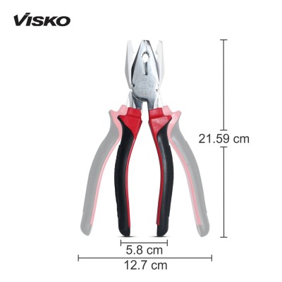 Visko 261 Lineman Plier (Length : 8 inch), Multicolor