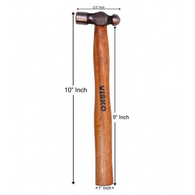 Visko 711 100 Gms. Ball Pein Hammer With Wooden Handle