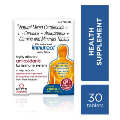 Vitabiotics Immunace Multivitamins 30 no.s Vitamins Tablets Vitabiotics Immunace Multivitamins 30 no.s Vitamins Tablets