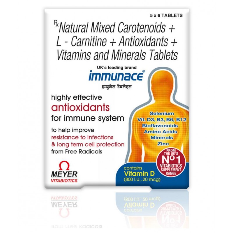 Vitabiotics Immunace Multivitamins 30 no.s Vitamins Tablets Vitabiotics Immunace Multivitamins 30 no.s Vitamins Tablets