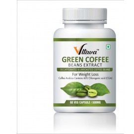 Vltava Green Coffee Beans Extract Capsules Fat Burner 60 gm Unflavoured Single Pack