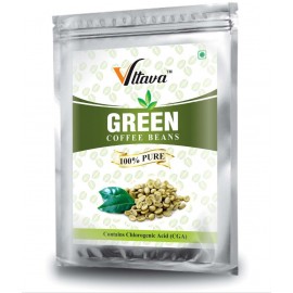 Vltava Green Coffee Beans for Weight Loss Unroasted 200 gm Unflavoured Single Pack