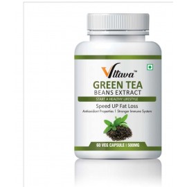 Vltava Green Tea Slim Capsule Fat Burner Weight Loss 60 mg Unflavoured Single Pack