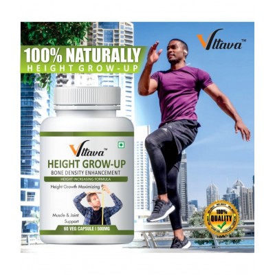 Vltava Height GROW-UP Herbal Capsule Body Growth Height Increasing 60 mg Unfalvoured Minerals Capsule