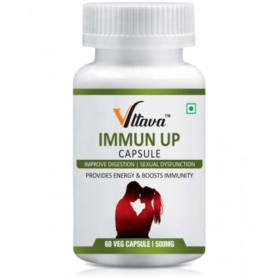 Vltava Immun-Up Improve Digestion|Sexual Dysfunction|Stamina & Power 60 mg Unfalvoured Minerals Capsule Vltava Immun-Up Improve Digestion|Sexual Dysfunction|Stamina & Power 60 mg Unfalvoured Minerals Capsule