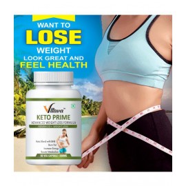 Vltava Keto Fat Burner & Natural Weight Loss Supplement 60 mg Unflavoured Single Pack