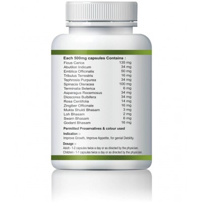 Vltava Step Up Body Growth Formula Height Improvement Herbal Capsules 60 mg Unflavoured Minerals Capsule Vltava Step Up Body Growth Formula Height Improvement Herbal Capsules 60 mg Unflavoured Minerals Capsule