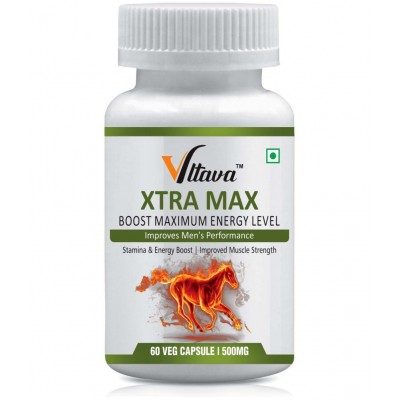 Vltava Xtra Max Ayurvedic Capsules For Maximum Strength,Power & Stamina 60 mg Unflavoured Minerals Capsule Vltava Xtra Max Ayurvedic Capsules For Maximum Strength,Power & Stamina 60 mg Unflavoured Minerals Capsule