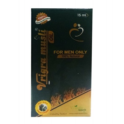 Vrinda Musli Oil - Power Booster Oil For Men (Pack of 2) 30 gm Multivitamins Softgel Pack of 2