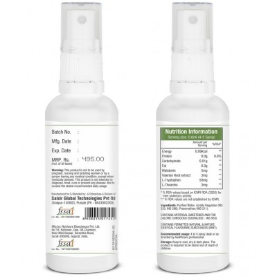 Vringra Sleeping Liquid - Sleeping Medicine - Sleep Aid - Instant Sleeping Drops 60 ml Natural Multivitamins Syrup Pack of 2