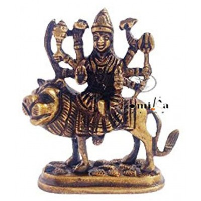 Vyomika Decor Ambe Maa Brass Idol