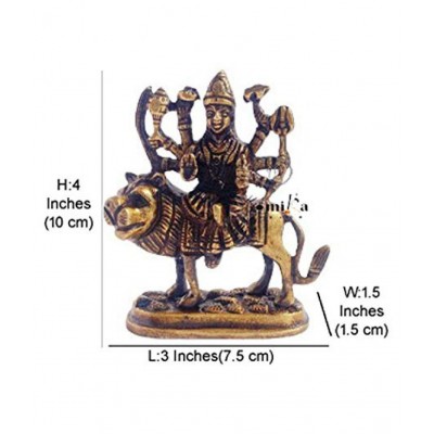 Vyomika Decor Ambe Maa Brass Idol