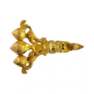 Vyomika Decor Brass Tri-mukhi Peacock metal Aarti Pooja Spoon…
