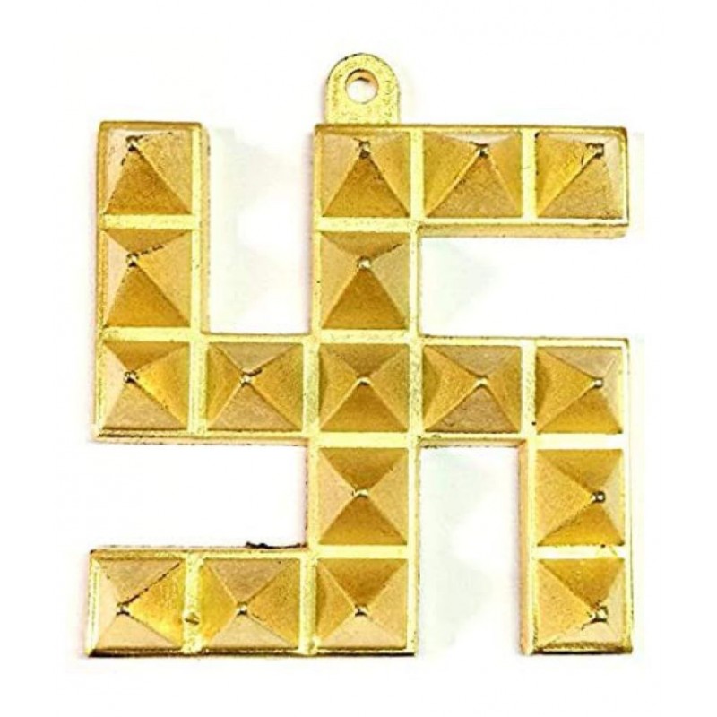 Vyomika Decor Metal Door Hanging (4 x 4 cm, Yellow)| Brand: Vyomika Decor