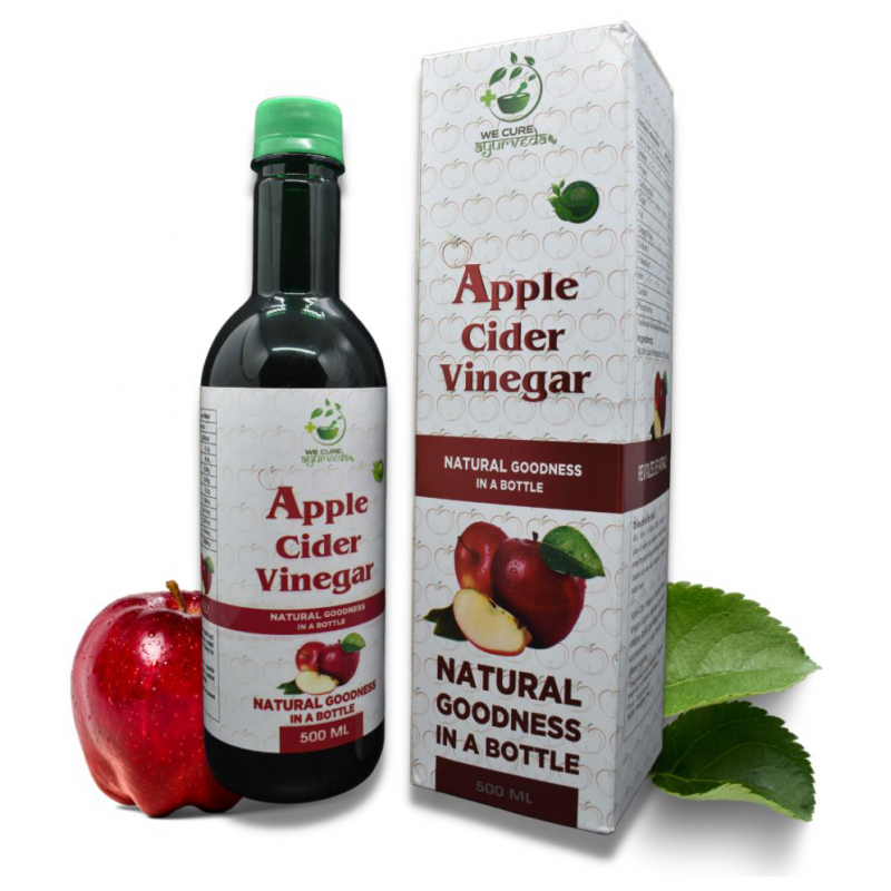 WECURE AYURVEDA ACV Apple Cider Vinegar 500 ml Raspberry Single Pack