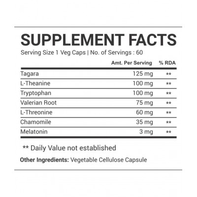 WECURE AYURVEDA Ayurvedic Sleeping pills with No habit Capsule 500 mg Pack Of 1