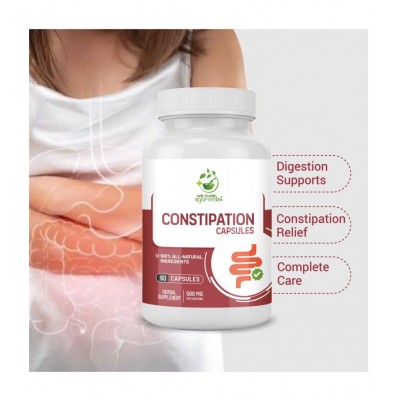 WECURE AYURVEDA Constipation - For iron Supplement for Energy Support with Vitamin B12 Capsules 120 l Multivitamins Capsule Pack of 2