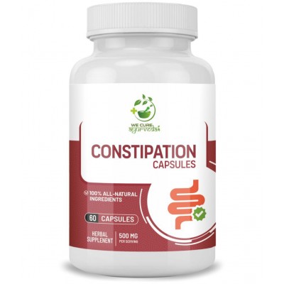 WECURE AYURVEDA Constipation - For iron Supplement for Energy Support with Vitamin B12 Capsules 120 l Multivitamins Capsule Pack of 2