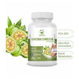 WECURE AYURVEDA Garcinia Cambogia - Weight Loss 60 Capsules for Women and Men 500 mg Unflavoured Single Pack