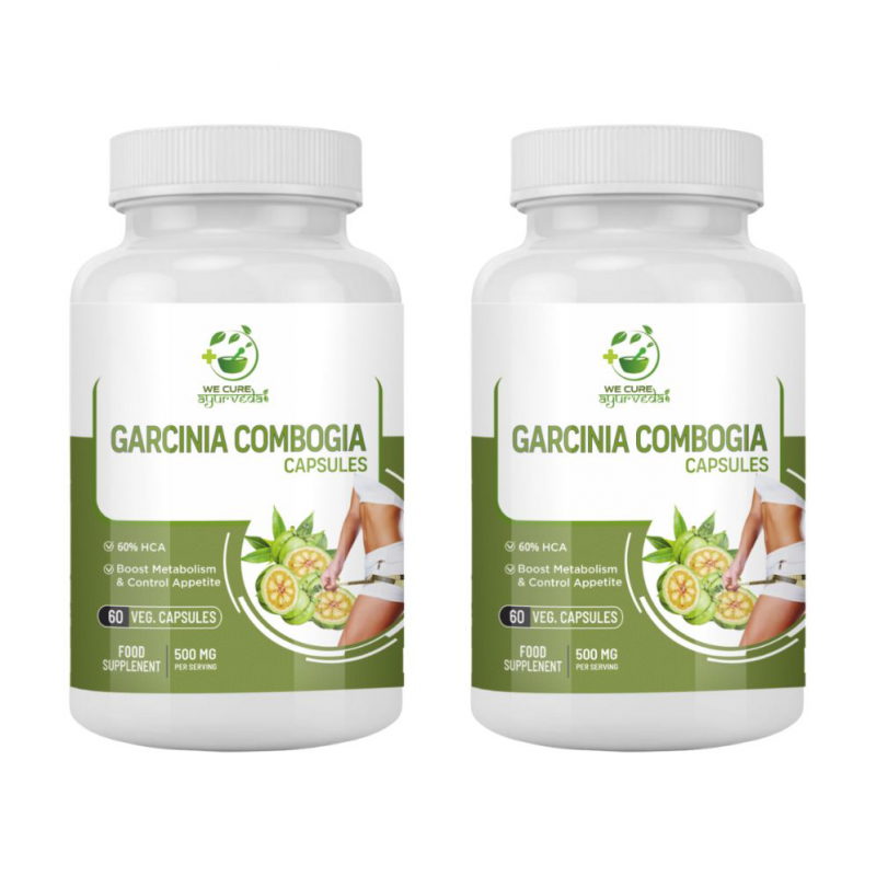 WECURE AYURVEDA Garcinia Cambogia 500 mg Unflavoured Pack of 2