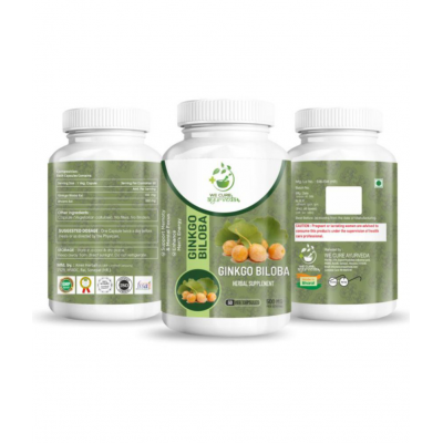 WECURE AYURVEDA Ginkgo Biloba Bhrami Extract 1x Schwabe Capsule 500 mg Pack Of 1