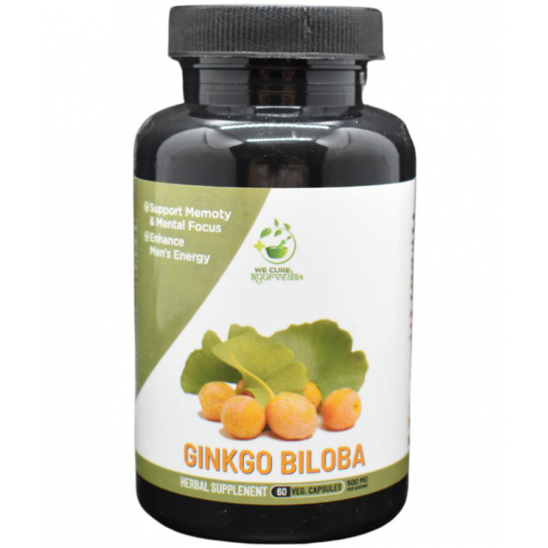 WECURE AYURVEDA Ginkgo Biloba Bhrami Extract 1x Schwabe Capsule 500 mg Pack Of 1
