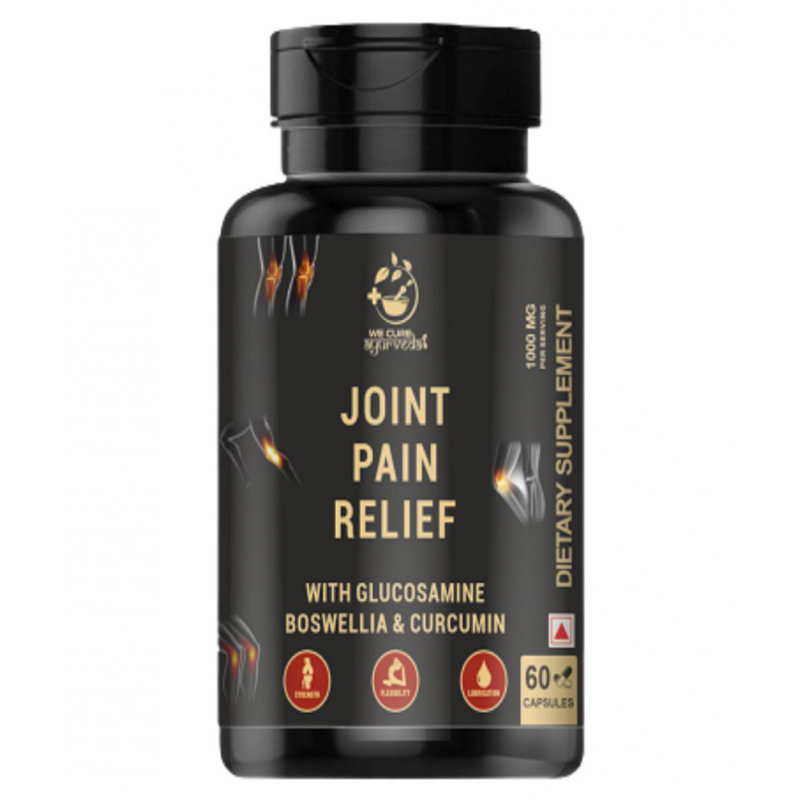 WECURE AYURVEDA Glucosamine Boswellia & MSM Capsule 60 mg Pack Of 1 WECURE AYURVEDA Glucosamine Boswellia & MSM Capsule 60 mg Pack Of 1