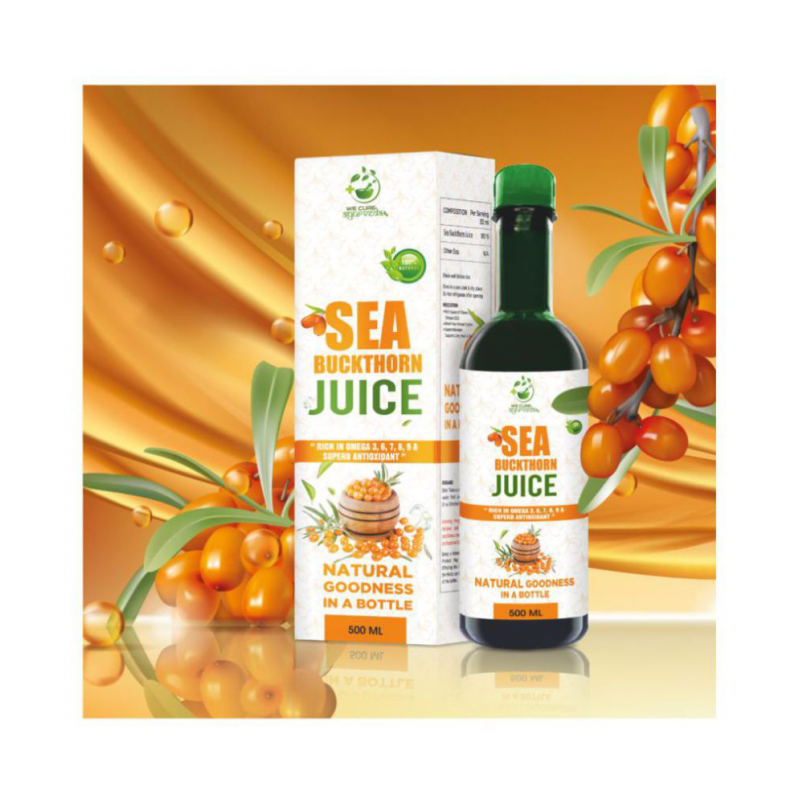 WECURE AYURVEDA Himalayan Berry Sea buckthorn Juice Energy 500 ml Original